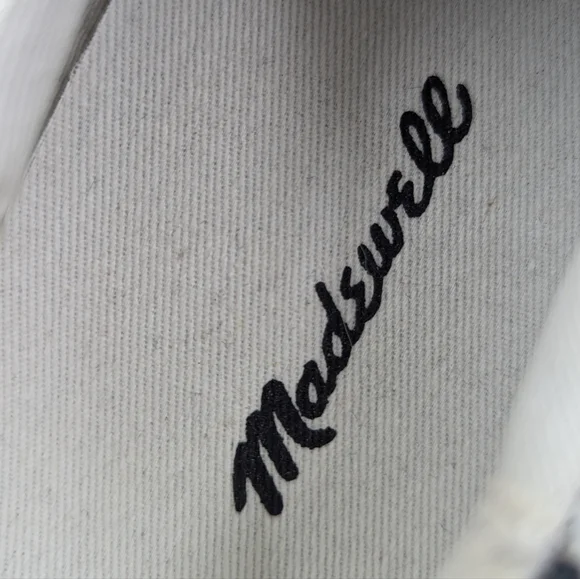 MADEWELL Sidewalk Low-Top Leather & Snake-Print Sneakers NWOB Sz 9 - Picture 14 of 14